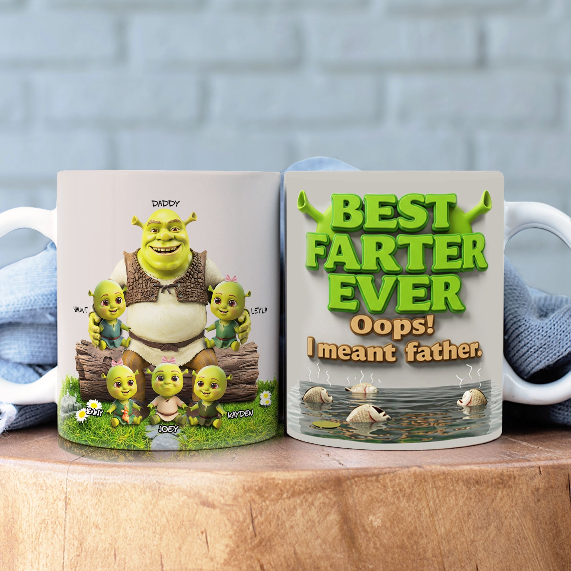 Best Farter Ever Coffee Mug - A Personalized Gift for Dad Coffee Mug PopCulturePrints