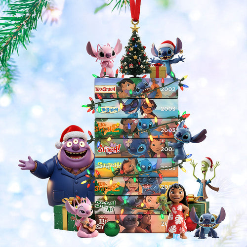 Celebrate the Magic of Christmas - Film Stack Ornament - Personalized Gift Ornament PopCulturePrints