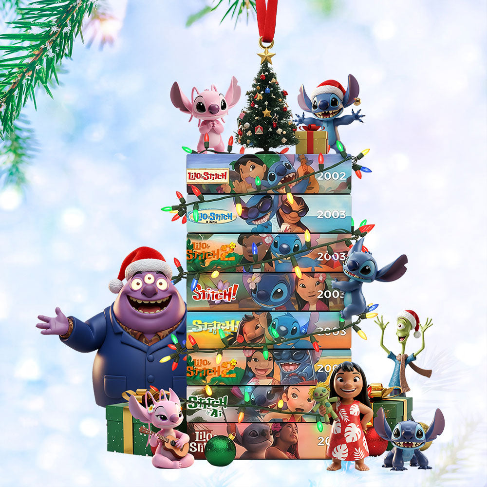 Celebrate the Magic of Christmas - Film Stack Ornament - Personalized Gift Ornament PopCulturePrints