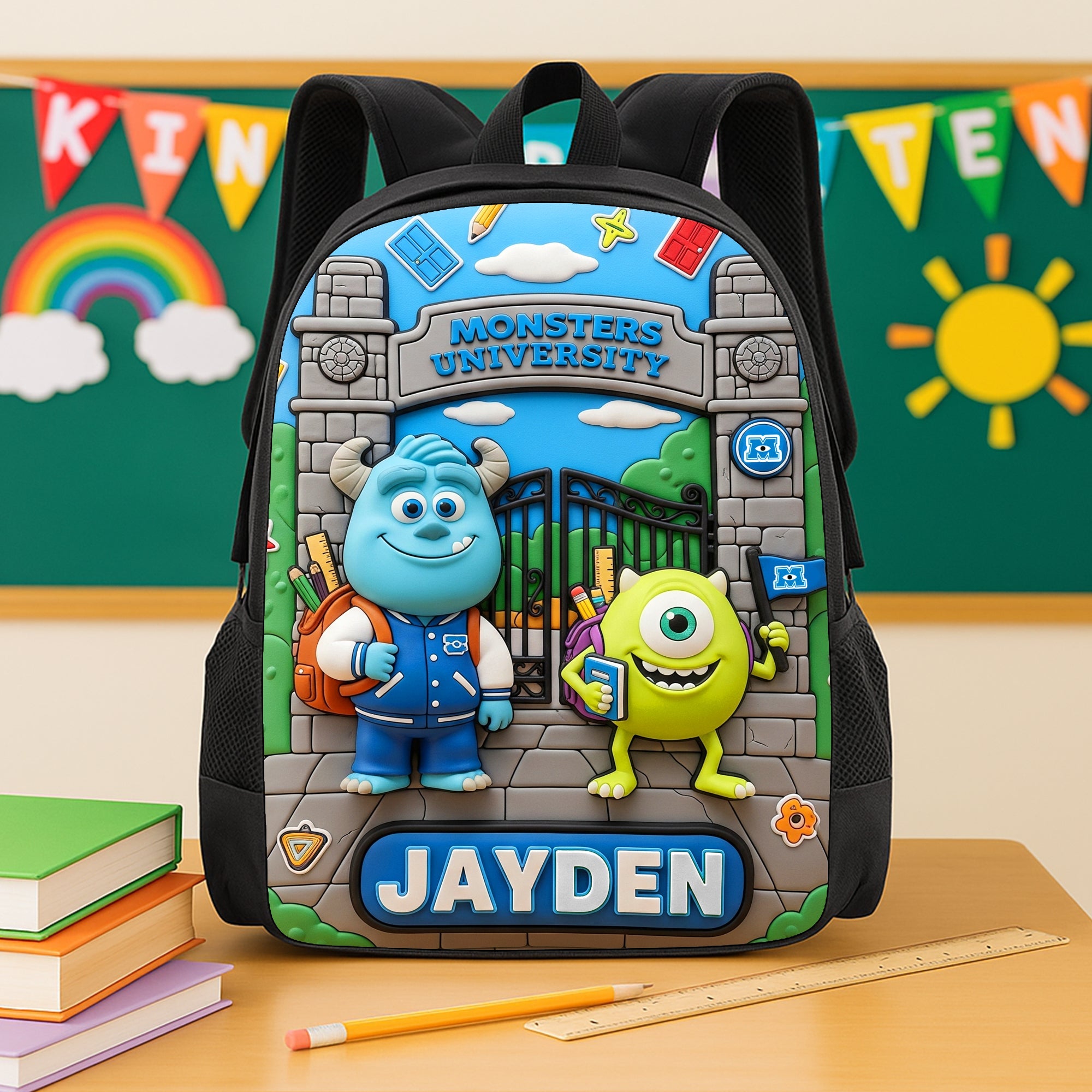 Be Cool and Stylish: Personalized Cute Little Kids School Bag - Perfect Gift for School Goers Backpack PopCulturePrints