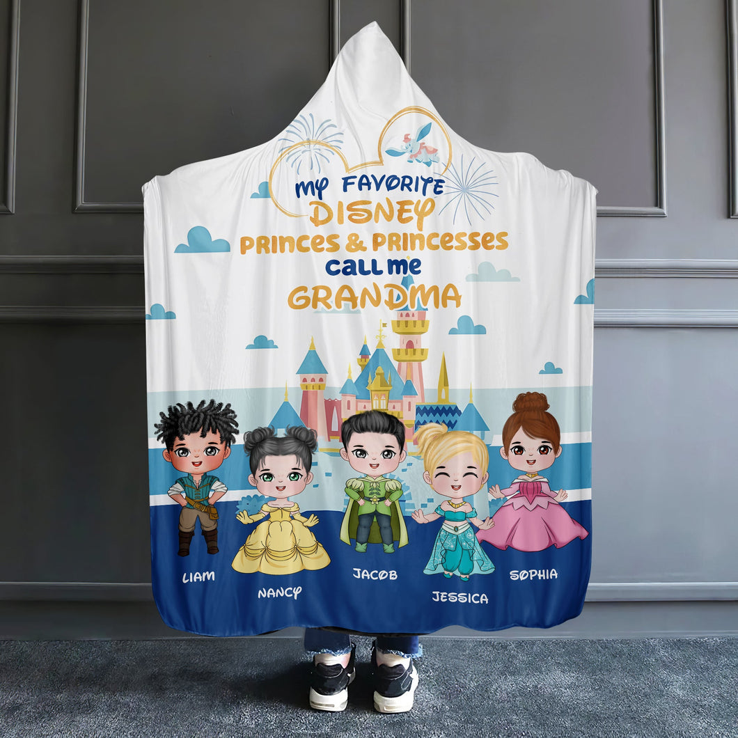 Personalized Disney-Themed Wearable Blanket for Grandma - Mother's Day Gift Blanket PopCulturePrints