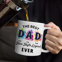 Load image into Gallery viewer, The Best Dad The Man The Myth - Personalized Mug for Dad &amp; Grandpa Mug PopCulturePrints
