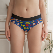 Load image into Gallery viewer, Custom Photo Christmas Men&#39;s Boxers and Women&#39;s Briefs
