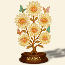 Load image into Gallery viewer, “A Mother’s Love Blossoms Forever” - Personalized Flower Mama Acrylic Plaque - Gift for Mom, Grandma and Loved Ones Shaped Plaques PopCulturePrints
