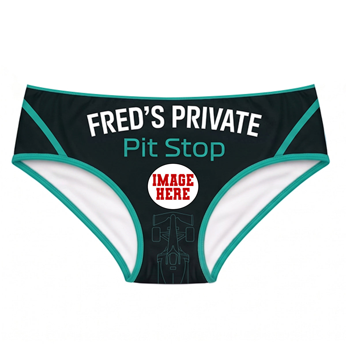 “Speed Ahead in Style!” - Personalized Women's Briefs - Custom Gift for Her