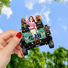 Load image into Gallery viewer, Custom Christmas Ornament for Dog Lovers - Personalized Jeep Decoration
