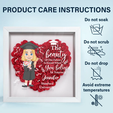 Load image into Gallery viewer, The Beauty Of The Future - Personalized Flower Shadow Box for Graduation Flower Shadow Box PopCulturePrints
