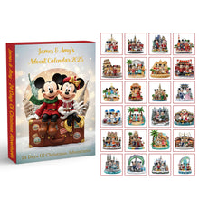 Load image into Gallery viewer, Create Magical Moments with Our Travel Couple Christmas Advent Calendar - Personalized Gift for Couples Advent Calendar PopCulturePrints
