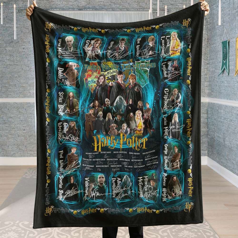 Personalized Harry Potter Fan Blanket - Thank You For The Memories