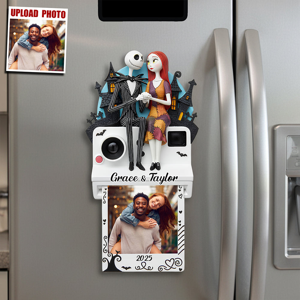 Love Never Dies: Personalized Happy Couple Fridge Magnet - Custom Photo Gifts for Couples Fridge Magnet PopCulturePrints