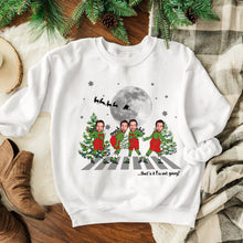 Load image into Gallery viewer, Personalized Green Christmas Sweatshirt for Friends
