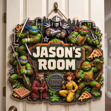 Load image into Gallery viewer, “Welcome to Jason’s Adventure!” - Hidden Room Acrylic Sign - Personalized Gift for Kids and Teens
