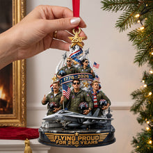 Load image into Gallery viewer, Flying Proud For 250 Years - Personalized Acrylic Ornament Gift

