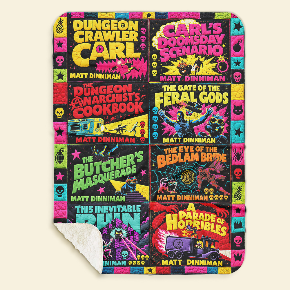 “Unleash Your Adventure Spirit” - Survival Challenge Blanket - Personalized Gift for Gamers and Horror Fans Blanket PopCulturePrints