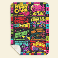 Load image into Gallery viewer, “Unleash Your Adventure Spirit” - Survival Challenge Blanket - Personalized Gift for Gamers and Horror Fans Blanket PopCulturePrints
