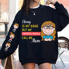 Load image into Gallery viewer, My Favorite People Call Me Mom - Personalized Shirt for Special Moms AOP Products PopCulturePrints
