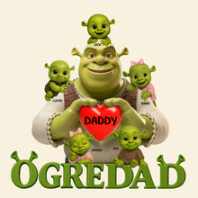 Load image into Gallery viewer, “Every Dad is a Hero” - Green Monster Plaque Personalized Gift for Father’s Day - Customizable Gift for Dad and Grandpa Shaped Plaques PopCulturePrints
