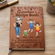 Load image into Gallery viewer, A Loving Legacy: Personalized Family Recipe Mom Book - Custom Journal for Mom and Grandma Leather Journal PopCulturePrints

