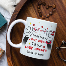 Load image into Gallery viewer, Personalized Couple Mug - Romantic Valentine&#39;s Day Gifts with Names Coffee Mug PopCulturePrints
