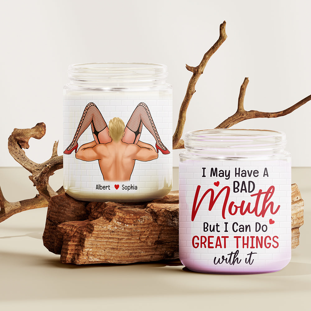 Personalized Romantic Candle - Funny and Sexy Design