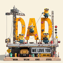 Load image into Gallery viewer, We Love You Dad - Personalized Acrylic Plaque Gift for Dad, Grandpa, and More Shaped Plaques PopCulturePrints
