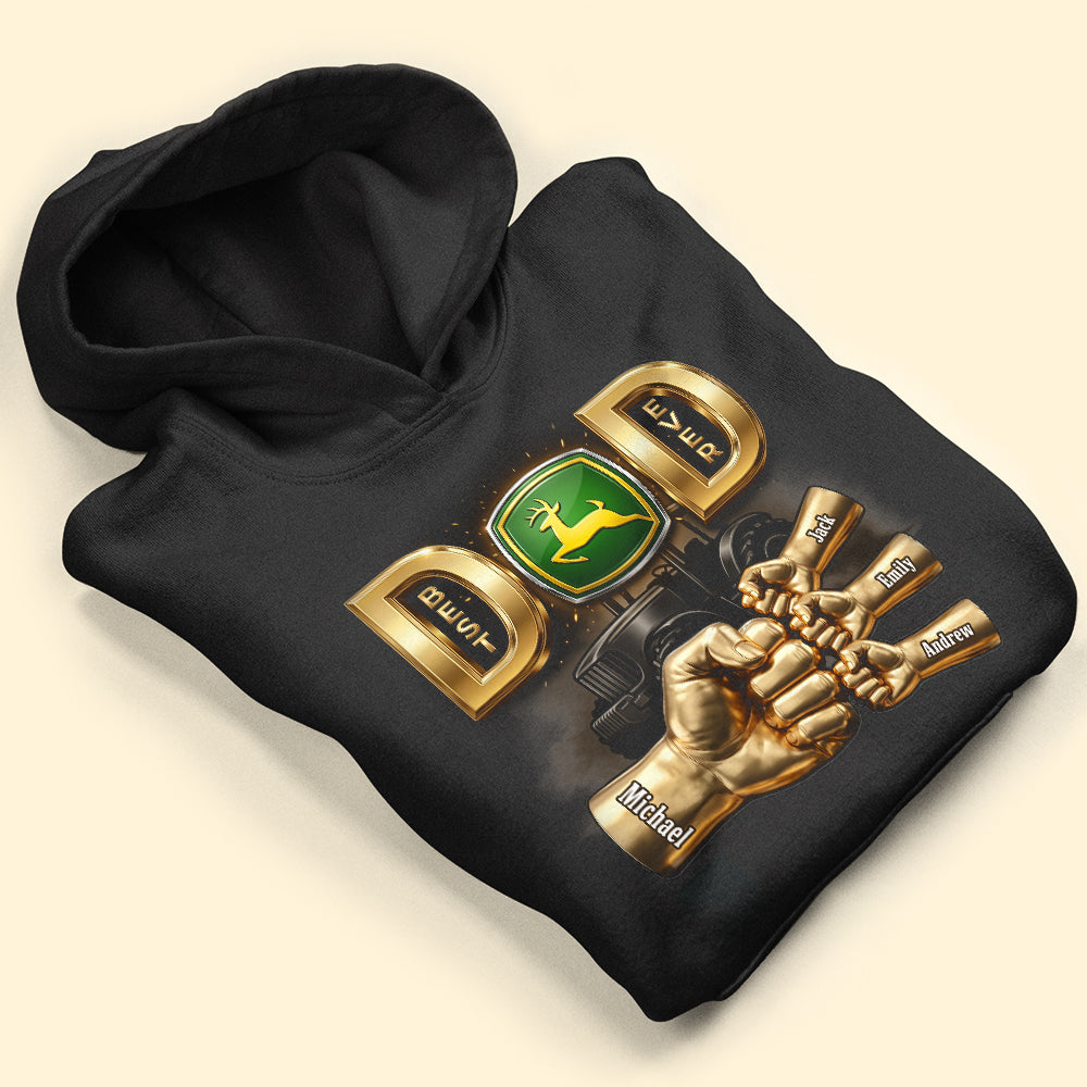 Best Farmer Dad Ever - Personalized Shirt for Dads Who Love Farming Shirts PopCulturePrints