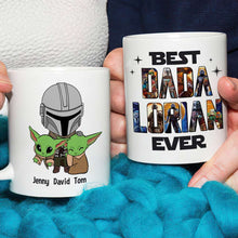 Load image into Gallery viewer, Personalized Best Dada Lorian Mug - Custom Family Gift Coffee Mug PopCulturePrints
