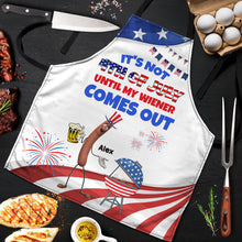 Load image into Gallery viewer, Personalized 4th of July BBQ Apron Aprons PopCulturePrints
