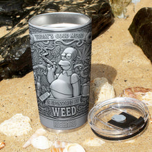 Load image into Gallery viewer, Today&#39;s Good Mood - Chill Smokers Tumbler - Personalized Gift for Weed Lovers Tumbler Cup PopCulturePrints
