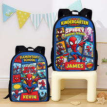 Load image into Gallery viewer, “Swing into Adventure” - Hero Adventure Backpack - Personalized Gift for Kids School Bag
