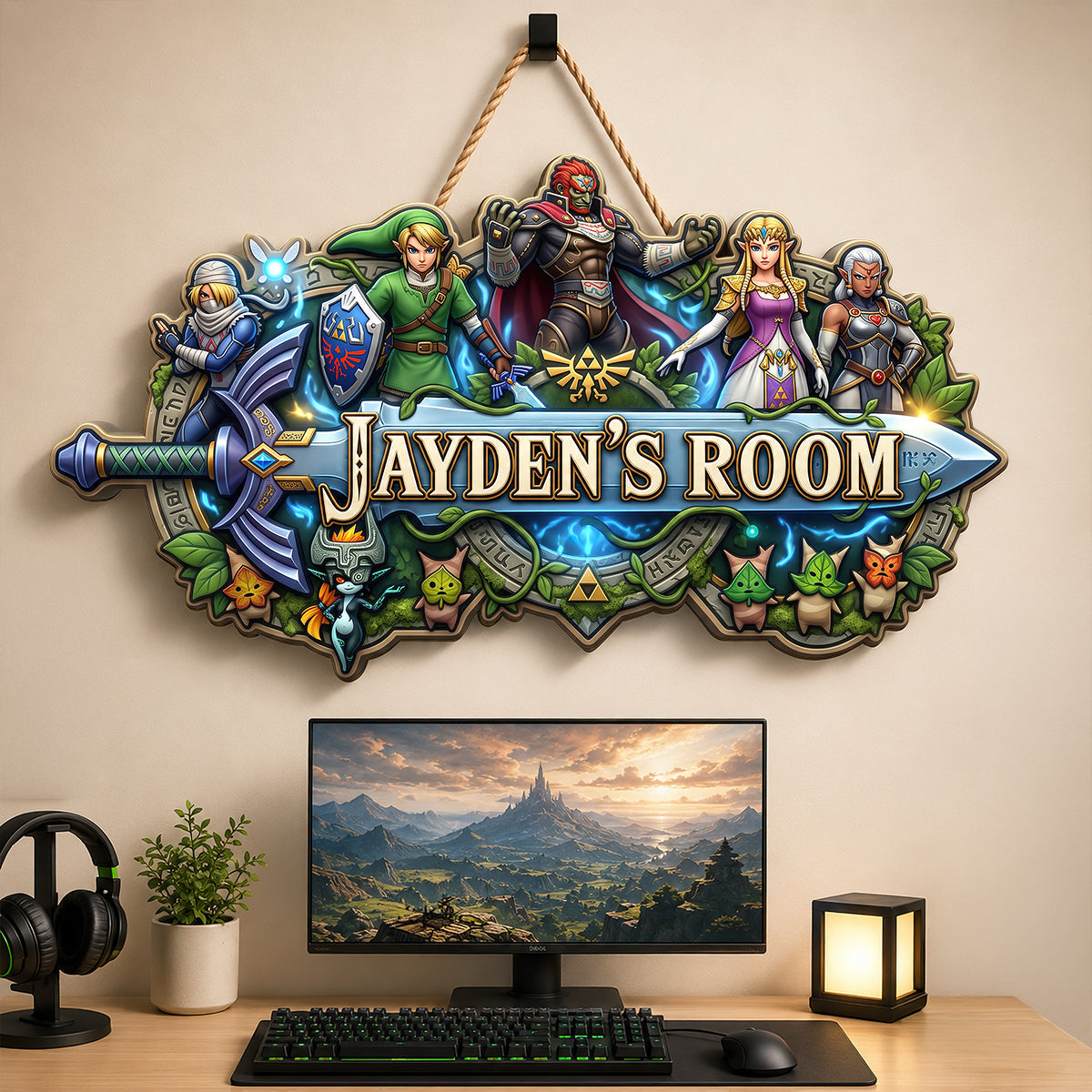 Welcome, Adventurer Acrylic Sign - Personalized Gifts 02NADT140726 Acrylic Sign PopCulturePrints