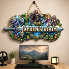 Load image into Gallery viewer, Welcome, Adventurer Acrylic Sign - Personalized Gifts 02NADT140726 Acrylic Sign PopCulturePrints
