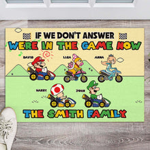 Load image into Gallery viewer, Custom Family Video Game Doormat Doormat PopCulturePrints
