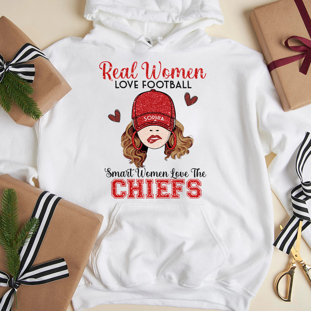 Personalized Sweatshirt for Smart American Football Fans - Chiefs Love