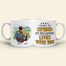Load image into Gallery viewer, Personalized Fantasy Adventure Mug - Spend My Lives With You Coffee Mug PopCulturePrints
