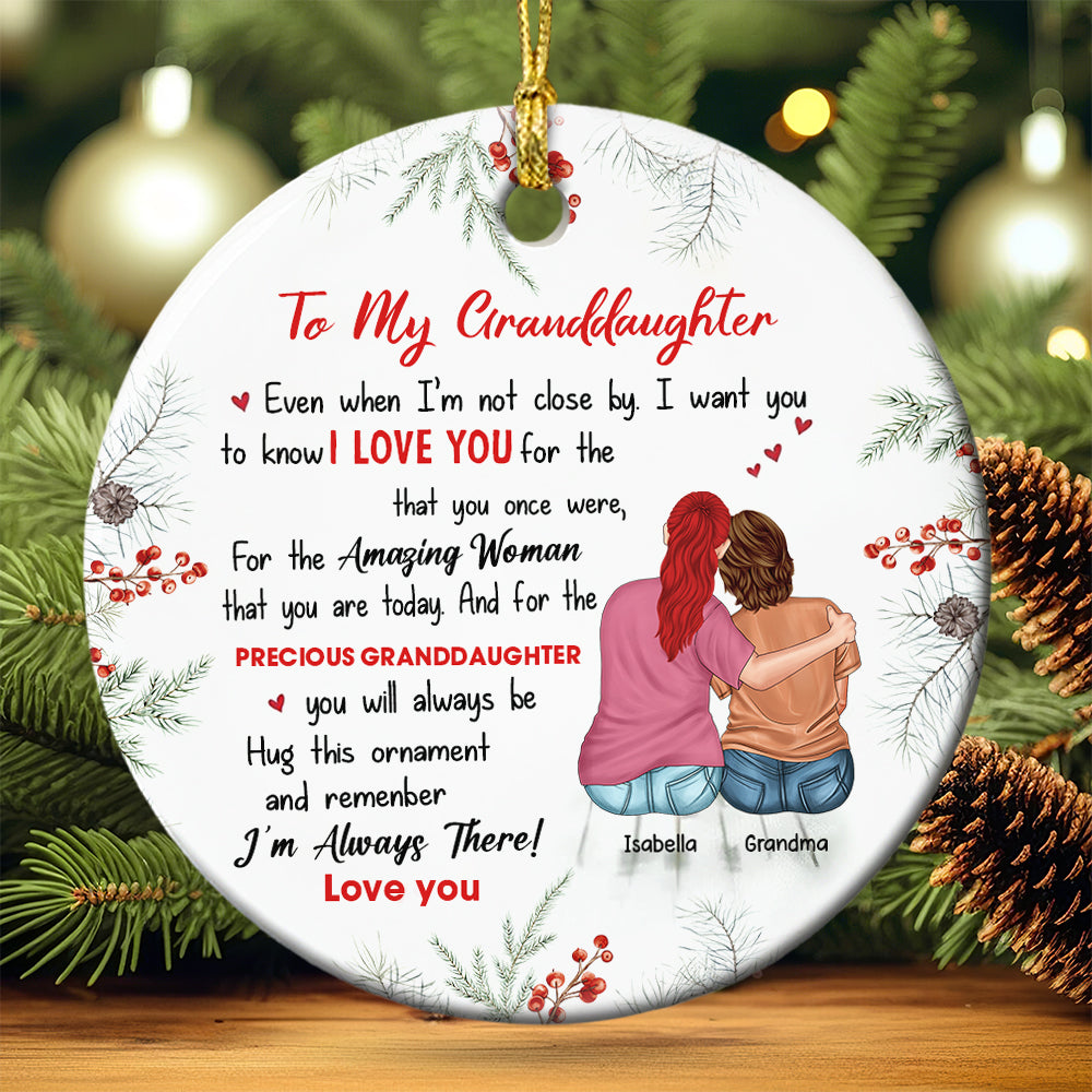 Personalized Christmas Ornament: Heartfelt Gifts for Grandma Ornament PopCulturePrints