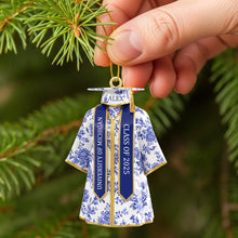 Load image into Gallery viewer, &quot;Celebrate Achievement with Elegance&quot; - Personalized Graduation Ornament - Custom Gift for Graduates, Friends, and Family Ornament PopCulturePrints
