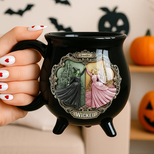 Dual Magic Cauldron Mug - Personalized Gift for Fantasy Lovers Cauldron Mug PopCulturePrints