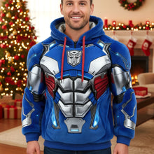 Load image into Gallery viewer, "Unleash Your Inner Hero with Cyber Armor!" - 3D Hoodie, Personalized Gift for Superhero Fans, Gamers, and Holiday Celebrations AOP Products PopCulturePrints
