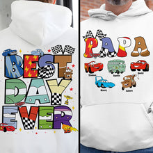 Load image into Gallery viewer, Best Day Ever Personalized Gift for Dad - Customizable Shirt Shirts PopCulturePrints

