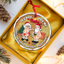 Load image into Gallery viewer, Personalized Funny Couples Christmas Ornament - Unique Valentine&#39;s Day Gifts Ornament PopCulturePrints
