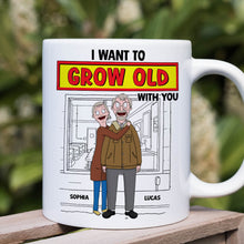 Load image into Gallery viewer, I Want To Grow Old With You Personalized Couple Coffee Mug Coffee Mug PopCulturePrints

