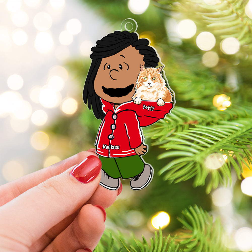 Celebrate Your Furry Friends with a Personalized Dog & Cat Christmas Ornament Ornament PopCulturePrints