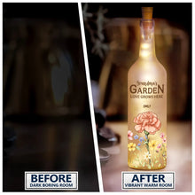 Load image into Gallery viewer, “Grandma&#39;s Garden: Love Grows Here” - Personalized Bottle Light for Grandma &amp; Mom Bottle Light PopCulturePrints
