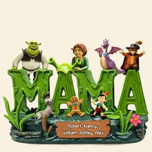 Load image into Gallery viewer, “The Love of a Mother Knows No Bounds” - Personalized Mom Plaque - A Unique Gift for Mom and Grandma Shaped Plaques PopCulturePrints
