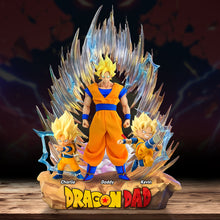 Load image into Gallery viewer, &quot;Unleash the Power of Love - Dragon Dad Plaque, Personalized Gift for Dads and Grandpas&quot; Shaped Plaques PopCulturePrints
