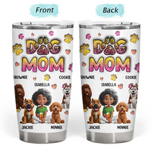 Load image into Gallery viewer, Best Dog Mom Ever - Personalized 3D Inflated Effect Printed Tumbler for Dog Lovers Tumbler PopCulturePrints
