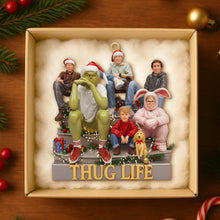 Load image into Gallery viewer, &quot;Celebrate the Season with Laughter!&quot; - Funny Holiday Squad Ornament, Personalized Custom Gift for Friends and Family Ornament PopCulturePrints
