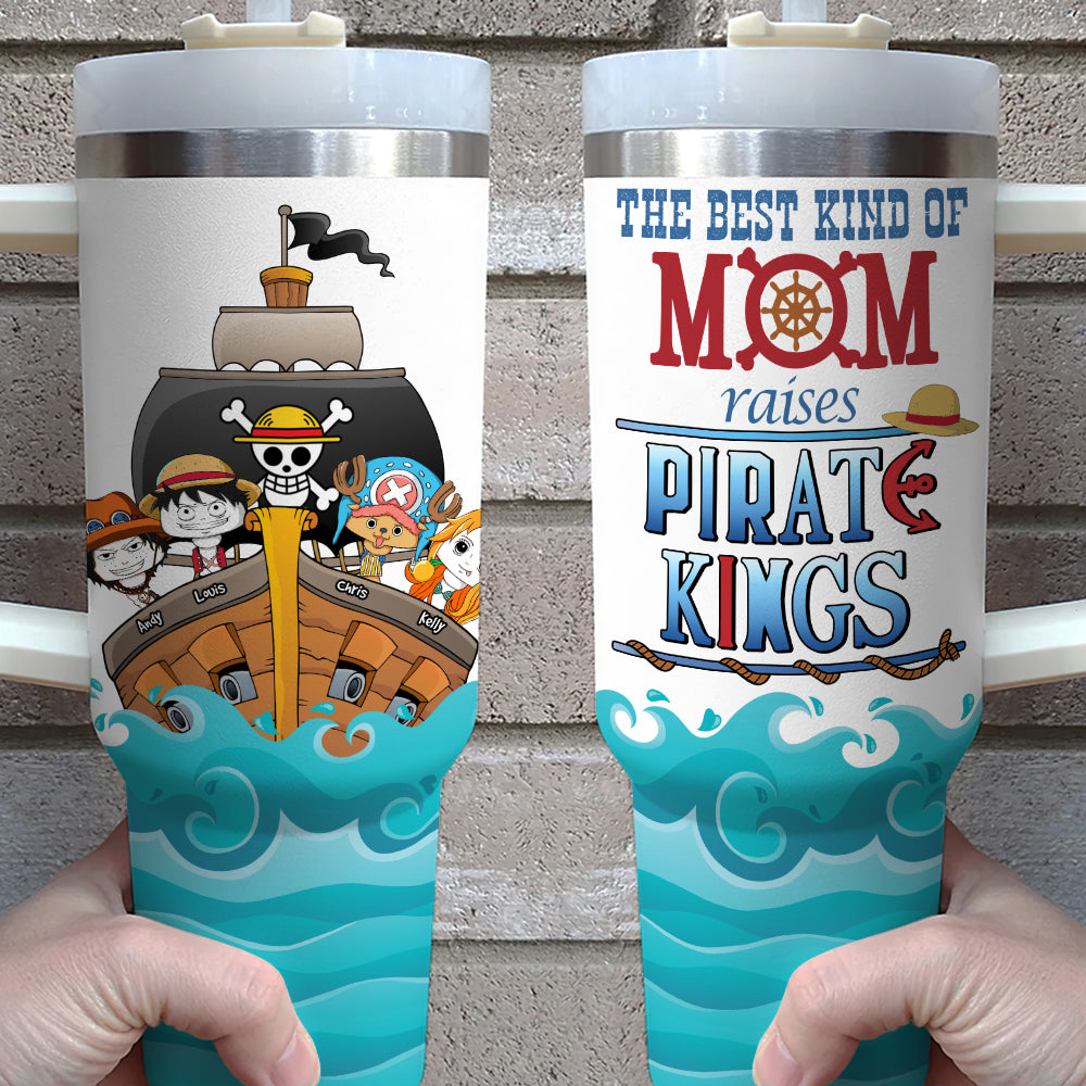 Pirate King Mom Personalized Tumbler - Unique Gift Tumbler Cup PopCulturePrints
