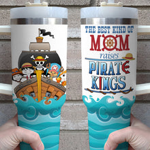 Load image into Gallery viewer, Pirate King Mom Personalized Tumbler - Unique Gift Tumbler Cup PopCulturePrints
